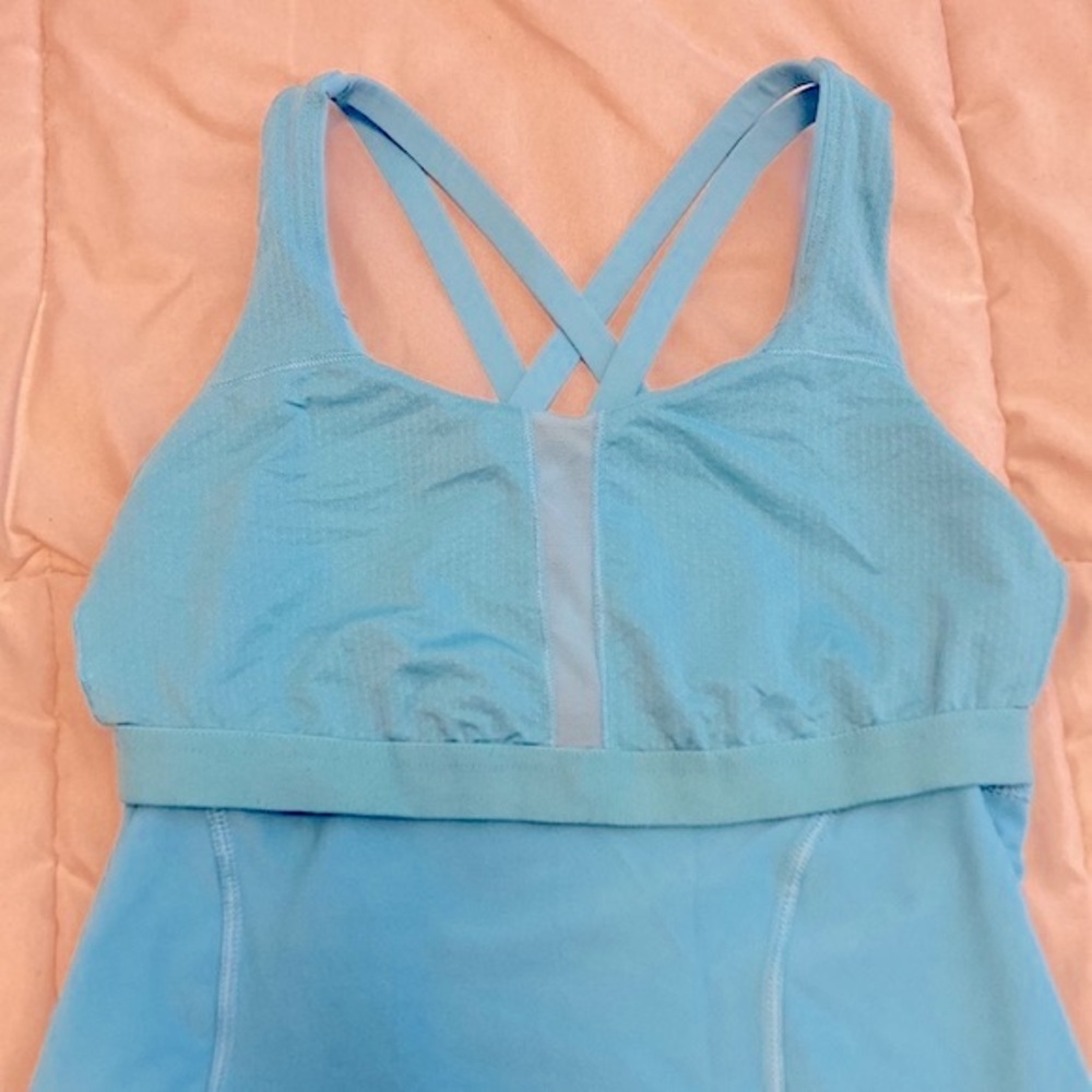RARE! Lululemon Energy Tank Blue Moon ESTIMATED Size 4 - Picture 10 of 13